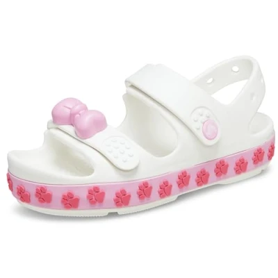 Image of Crocs Crocband Cruiser PET Pool slides White/pink for kids, Size: 7K, Synthetics