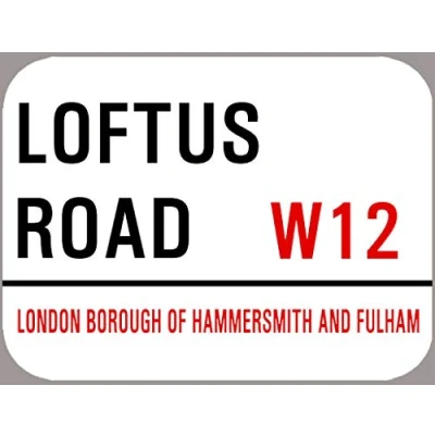 Image of Inga Loftus Road Metal Street Sign Tin Sign/Retro Decor Plaque 8X12 inch