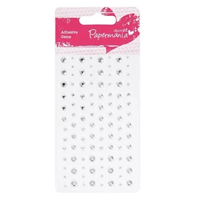 Image of Papermania PMA 351409 Adhesive Stone Embellishment, Silver