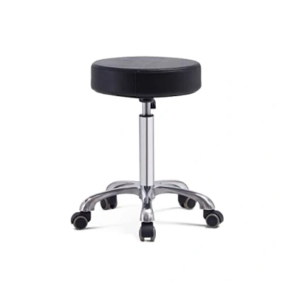Image of Grace&amp;Grace Adjustable Rolling Stool Chair with Wheels for Massage Beauty Salon Shop Home Kitchen,Heavy Duty Swivel
