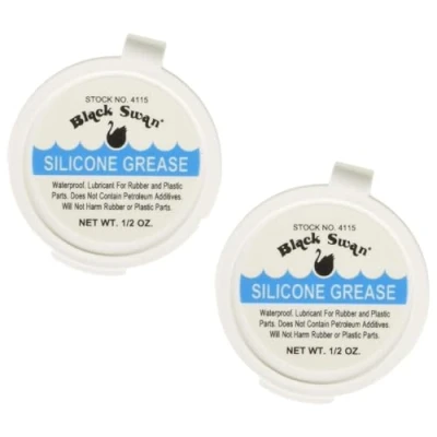 Image of 2 Pack Black Swan SG1P2 Silicone Grease, 0.5 oz Twin