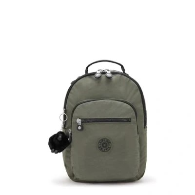 Image of Kipling SEOUL S Small Backpack, Green Moss (Green)
