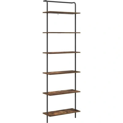 Image of vidaXL Bookshelf Smoked oak 60 x 24 203 cm Engineered wood
