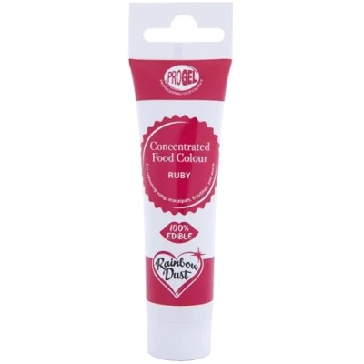Image of Rainbow Dust ProGel Professional Food Colouring (Ruby Red, 25g)