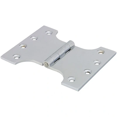 Image of 2x TIMCO Parliament Hinge (488) Solid Brass Polished Chrome 234919
