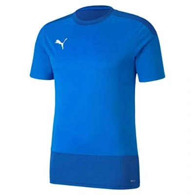 Image of PUMA Men&#039;s teamGOAL 23 Training Jersey T Shirt, Electric Blue Lemonade Team Power Blue, Small