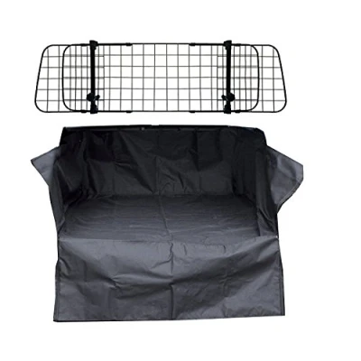 Image of Xtremeauto® Universal Car Hatchback/Estate Heavy Duty Steel Pet Dog Guards Safety Barrier (Mesh Headrest + Bootliner)