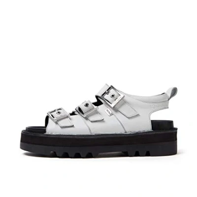 Image of Kickers Women&#039;s Knox Lo Buckle Rain Shoe, White, 6.5 UK
