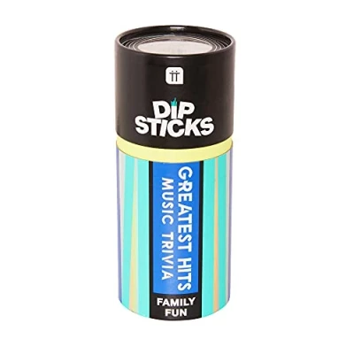 Image of Talking Tables Hit Replay Dipsticks Family Game 70s Disco Music Quiz, Present, Stocking Filler, Gamedisco
