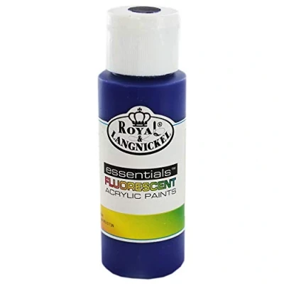 Image of Royal &amp; Langnickel Acrylic Paint 59ml FLUORESCENT SAPPHIRE BLUE