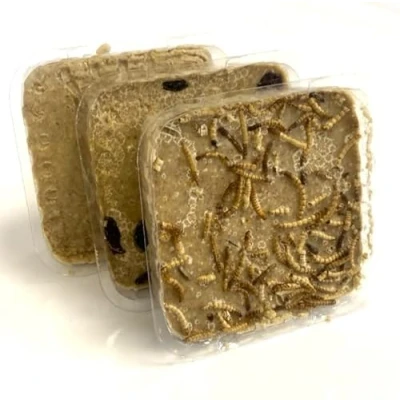 Image of PREMIUM SUET BLOCKS 3 MIXED (1 INSECT 1 MEALWORM BERRIES) LPD