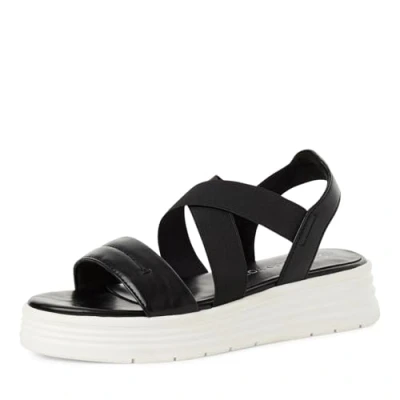 Image of MARCO TOZZI Women&#039;s Sandale 2 28707 44, Black, 5 UK