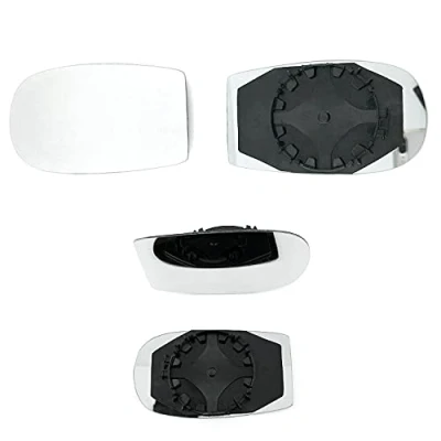 Image of Fits FIAT Punto 1999 to 2006 Convex Wing Mirror Glass LEFT HAND (UK Passenger Side)