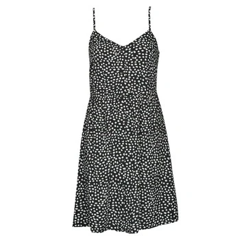 Image of PIECES Women&#039;s Pctala Slip Dress Noos Bc, Black/AOP: dot, XS