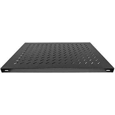 Image of Intellinet 19 Inch Fixed Shelf, 1U, 800 mm Depth, Heavy Duty, Max 100 kg, Black