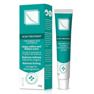 Image of Silicone Scar Gel, Removal Cream Helps Reduce The Appearance of Scars from Surgery, Acne, Burns &amp; Keloids, Suitable for Old and New