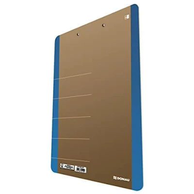 Image of Cardboard Clipoard DONAU Life A4 with a Clip Blue/Document Archiving/Type Board/Kind Without Cover/Material Cardboard/Colour Blue/Format / Weight (g/m2) 900 (mm) 1,8