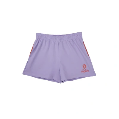 Image of Superb Womens Short BeHappy shorts Lilac Cotton Size Medium