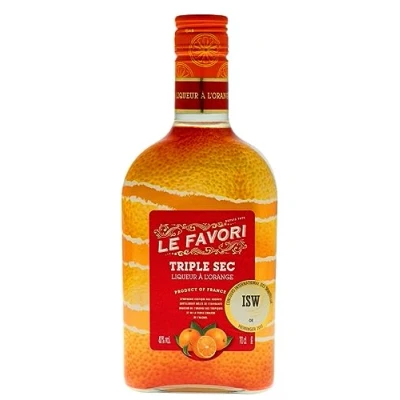Image of Le Favori Triple Sec Orange liquor 40% Vol since 1876 Product of France (1 x 0.70 l)
