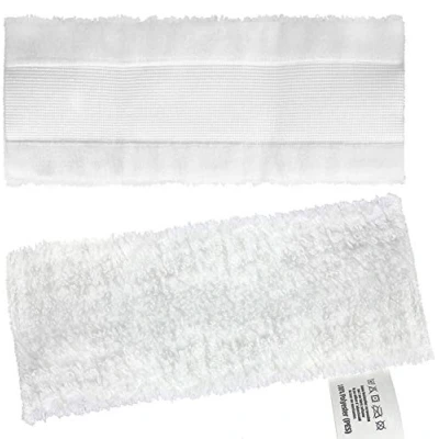 Image of SPARES2GO Microfibre Cloth Cover Pads Compatible with Karcher Easyfix SC1 SC2 SC3 SC4 SC5 Series Steam Cleaner (Pack of 2)