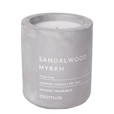 Image of Blomus Fraga Scented Candle Micro Chip S Soy Wax in Concrete Look