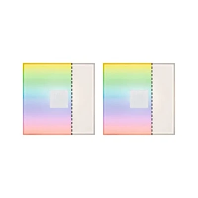 Image of Paulmann 78412 LumiTiles LED tiles Square set IP44 10x10cm 2 piece incl. 2x0.75W dimmable warm white, white plastic, aluminium bathroom lighting 2700K