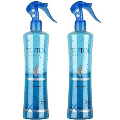 Image of Totex 2 Phase Hair Conditioner Spray Leave in Conditioning For Damaged Formula Untangling, Nourishing, Moisturizing Blue 400 ml (2 PCS)