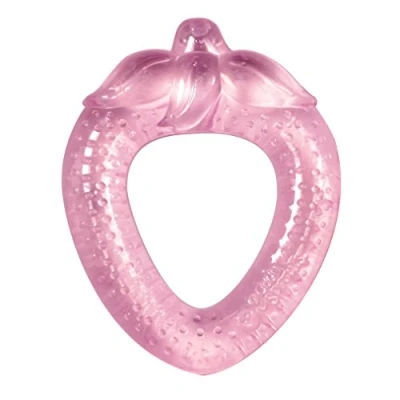 Image of green sprouts Cooling Teether (One Size, Pink Strawberry)
