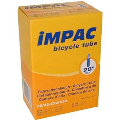 Image of Impac Unisex Adult 650B MTB Bike Inner Tube Black, 27.5 Inch