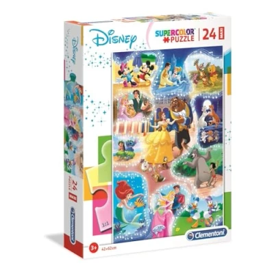 Image of Clementoni 24204 Supercolor puzzle Dance Time 24 maxi pieces Made in Italy jigsaw children age 3+