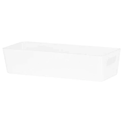 Image of Wham 14.01 25cm Home Rectangular Studio Storage Basket (White)