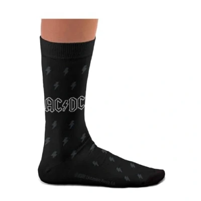 Image of ACDC, Back in Black Socks Perfect Present for rock lovers and fans, Cotton Socks, Only 2 Sizes, 4 7 7½ 11½