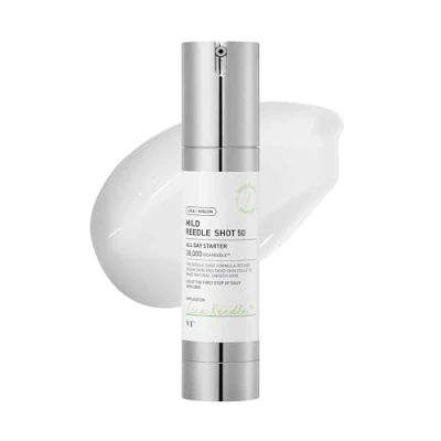 Image of VT COSMETICS Mild Reedle Shot 50, Day &amp; Night Repairing Essence for Dull, Tired Skin 1.69Fl Oz(50ml)