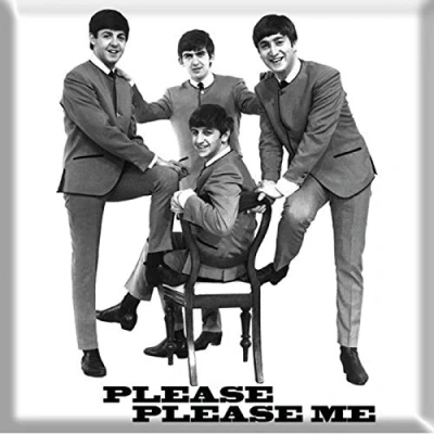 Image of The Beatles Fridge Magnet Please Me Official 76mm x Taille Unique