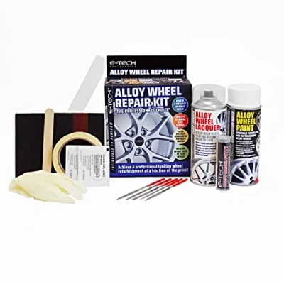 Image of E TECH AW Kit 03 Alloy Wheel Repair Refurbishment Motorsport White