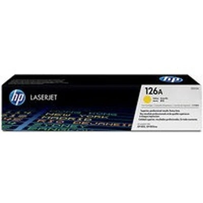 Image of HP 126A Yellow Original LaserJet Toner Cartridge (CE312A)