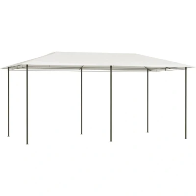 Image of vidaXL Gazebo 2.98x5.3x2.59 m Cream 160 g/m²