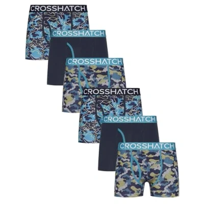 Image of Crosshatch Men&#039;s Multicoloured Boxer Shorts (6 Pack) Gift set Underwear Trunks Available in sizes: S,M,L,XL,XXL Size XL