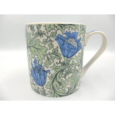 Image of William Morris Anemone Design Jumbo China Mug.