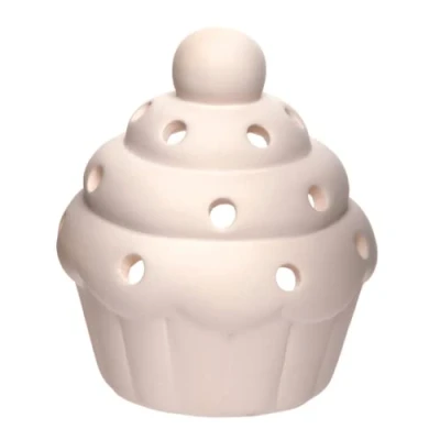 Image of Baker Ross AX742 Cupcake Tealight Holders Box of 3, Great to Decorate and Display Inside or Outside, Ideal Kids Arts Crafts Project, Red