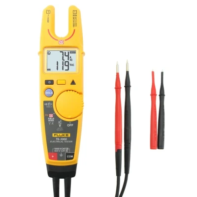 Image of Fluke T6 1000 Electrical Tester with FieldSense technology, measure voltage without test leads