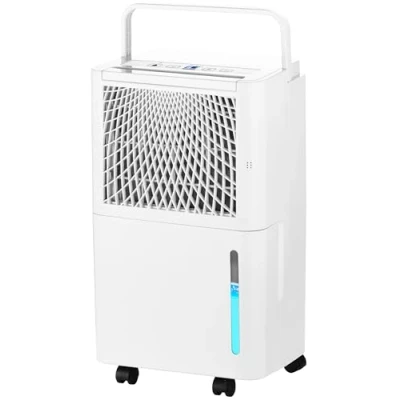 Image of Nyxi 12L Per Day Home Dehumidifier, Removes Condensation, Humidity, Damp, Moisture &amp; Purifies Air Quality, Clothes Drying, Continues Drainage, Auto Off, 24hrs Timer Ideal for Homes, Offices