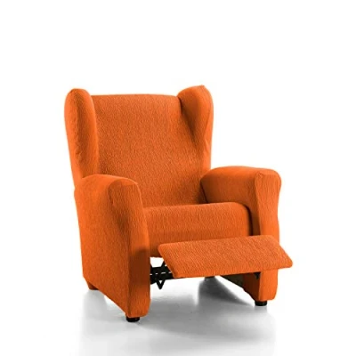 Image of Martina Home Emilia Case Armchair Relax, Fabric, Orange, 33 x 8 42 cm