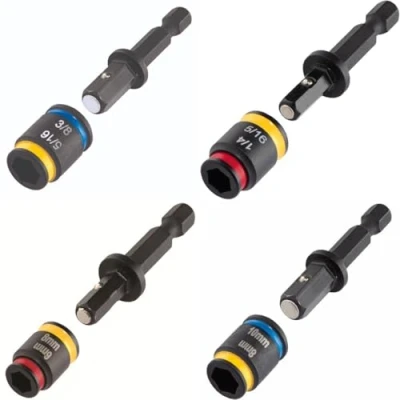 Image of Malco MALCOMBO1 2 in. C Rhex Cleanable, Reversible Magnetic Hex Driver, 4 Piece Set