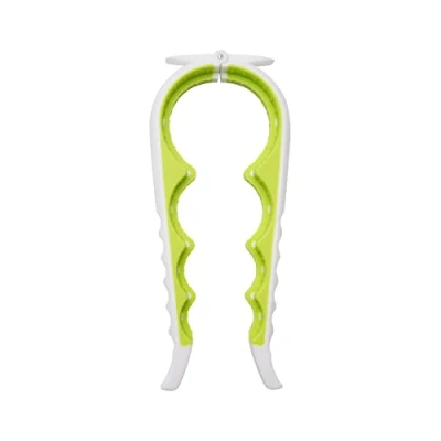 Image of Adems Jar Opener Bottle and Ring Pull Can for Weak Hands, Arthritis Elderly Children, Lime Green