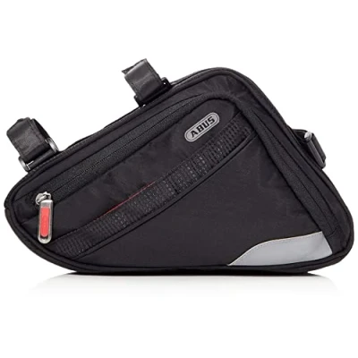 Image of ABUS Oryde ST 2250 bike bag frame with Velcro strap water repellent material black