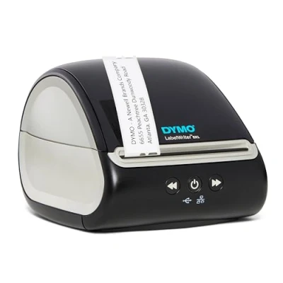 Image of DYMO LabelWriter 5XL Label Printer, Automatic Recognition, Prints Extra Wide Shipping Labels (UPS, FedEx, USPS) from Amazon, Ebay, Etsy, Poshmark, and More, Perfect for Ecommerce Sellers