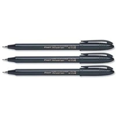 Image of Pilot Super Colour Ultra Fine Marker 1.0 mm Tip Black, Box of 12