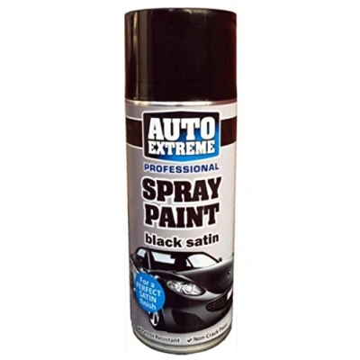 Image of AUTO EXTREME Black Satin 1929 Spray Paint Aerosol 400ml (10 Pack)