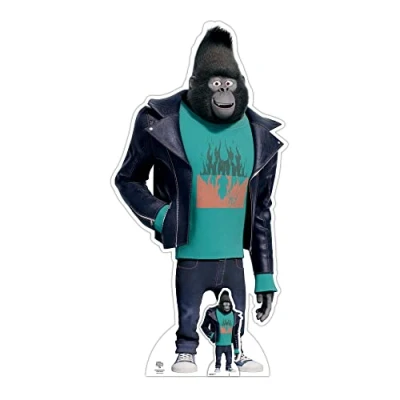 Image of Star Cutouts SC4085 Johnny Mountain Gorilla Sing Cardboard Cutout With Mini Birthday Party Decoration Gift
